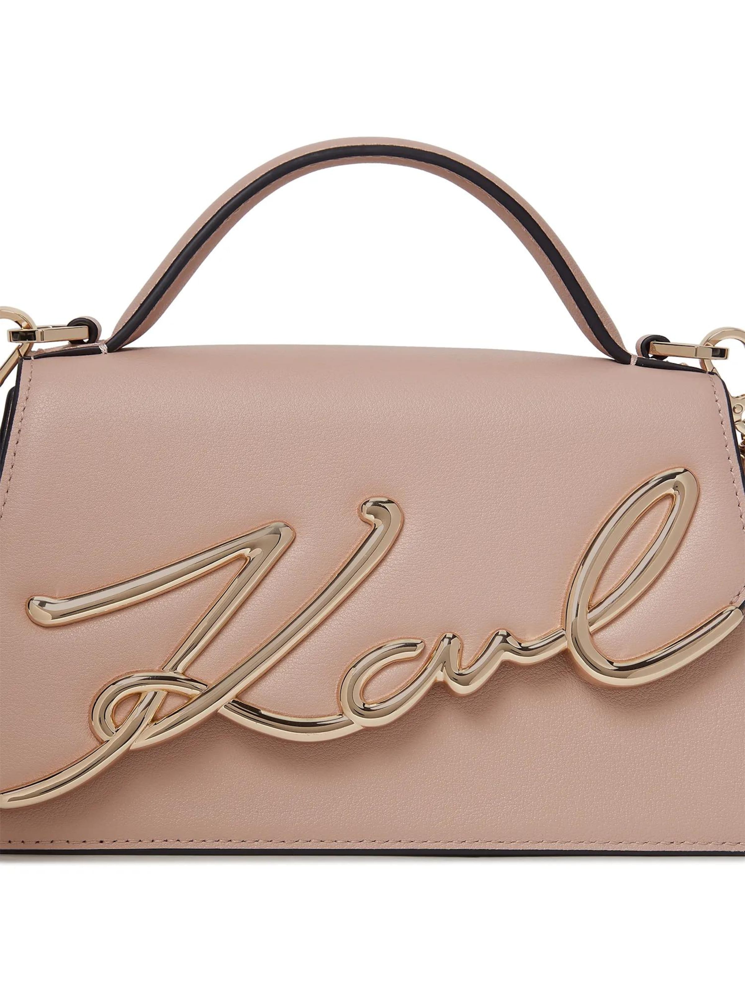 rozā Karl Lagerfeld Pleca soma 'K/Signature'