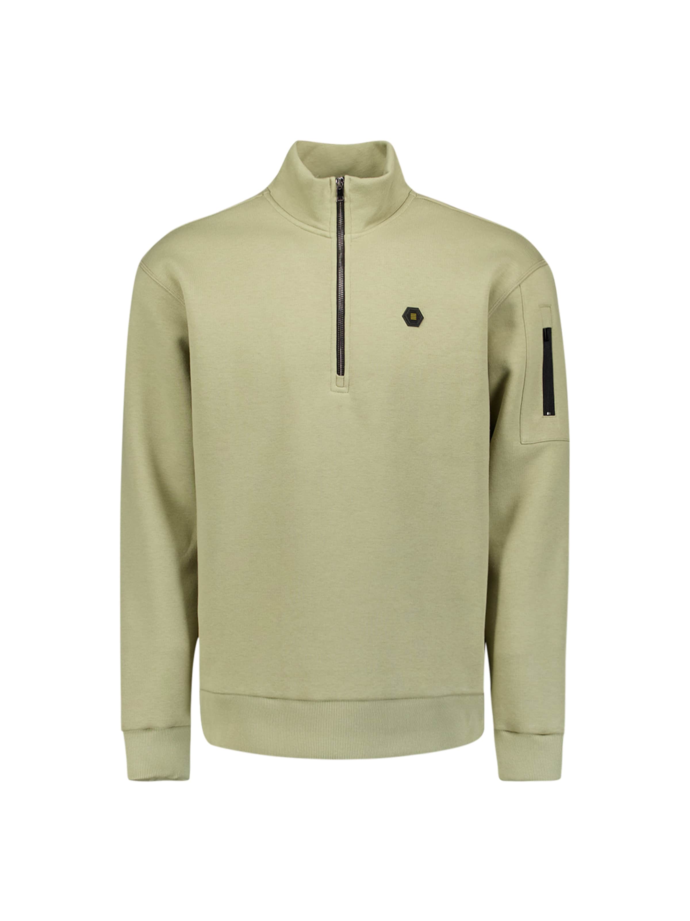 No Excess Sweatshirt in Groen: voorkant