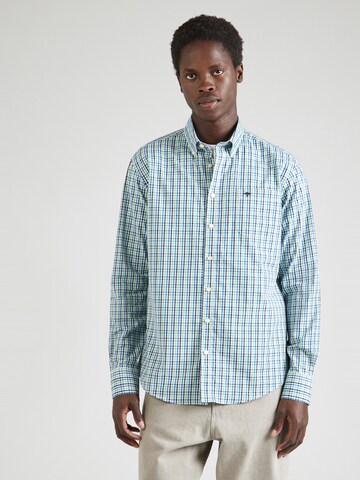 FYNCH-HATTON Regular fit Button Up Shirt in Green: front