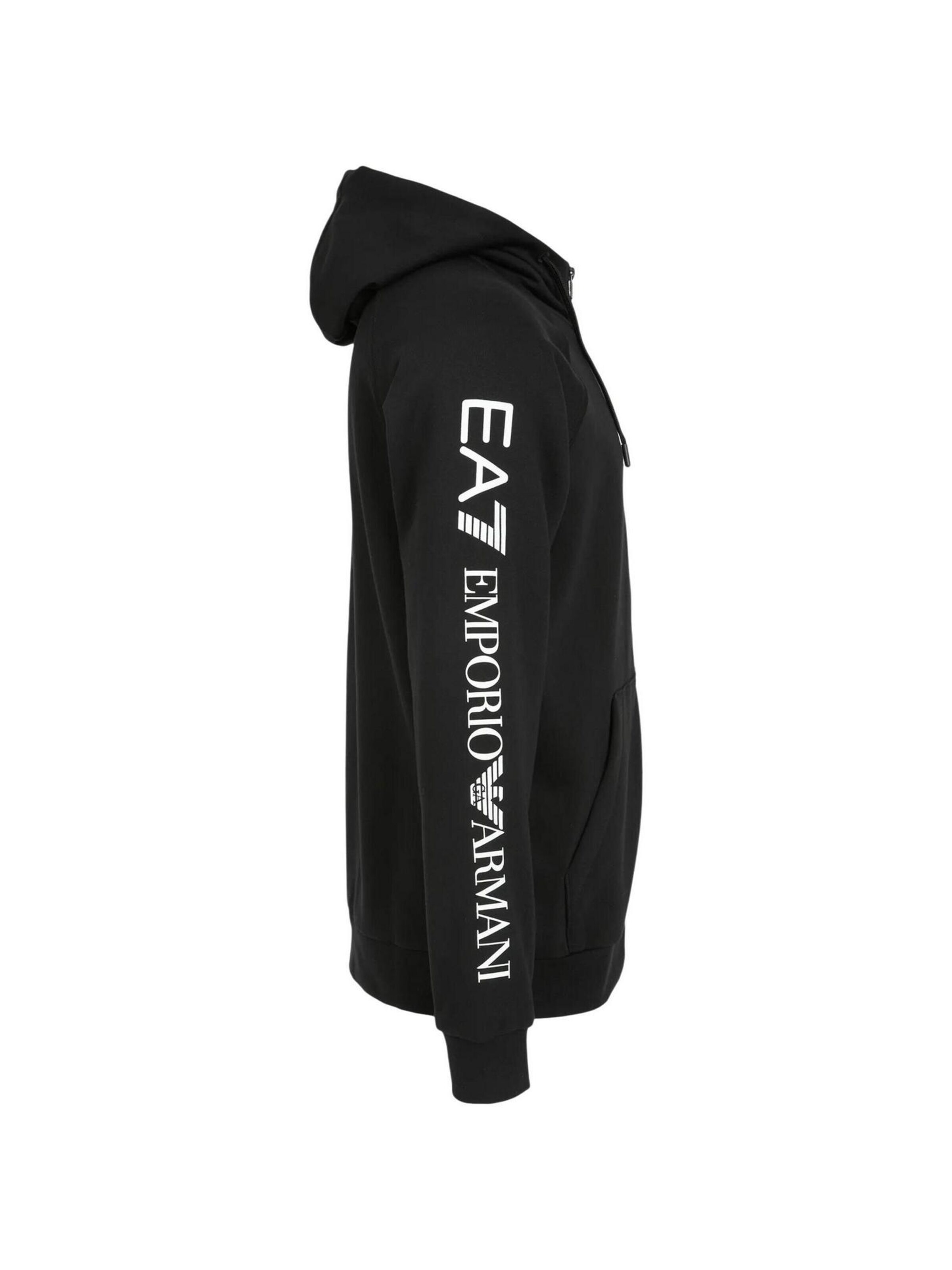 Giacca di felpa '7M001047 AF10377' di EA7 Emporio Armani in nero