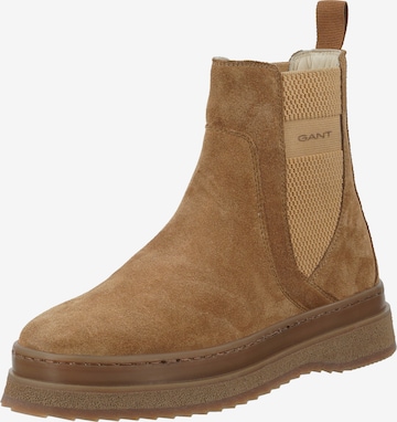 GANT - Botas Chelsea 'Sistown' en beige: frente