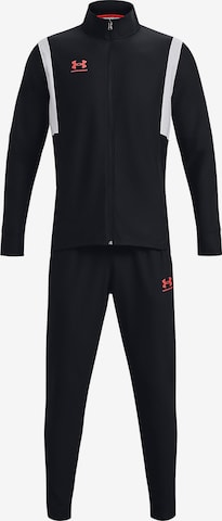 UNDER ARMOUR Trainingspak 'Challenger' in Zwart: voorkant