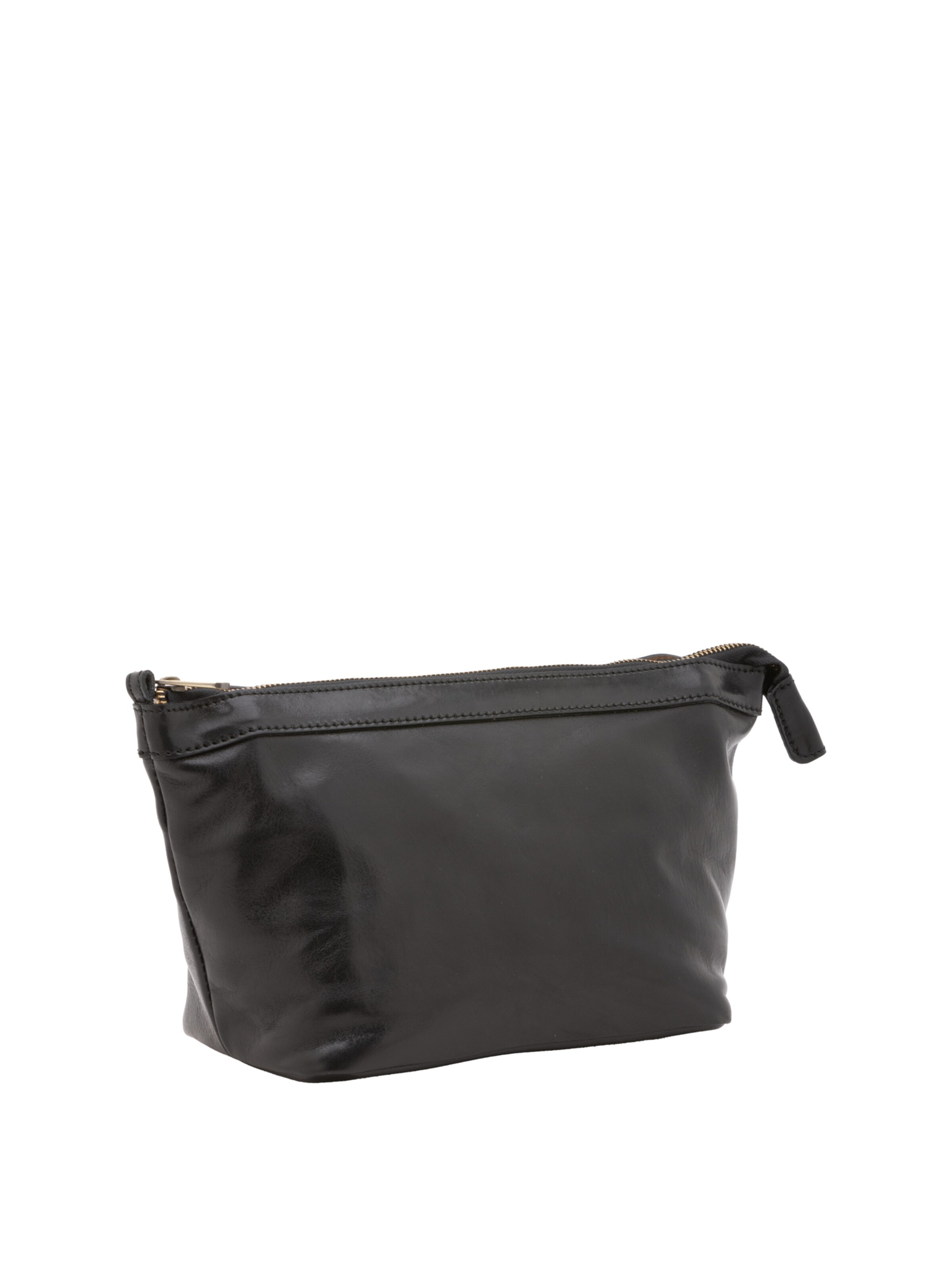 Pochette 'Pochette in vera pelle con zip - I Fratelli' di I Fratelli in nero