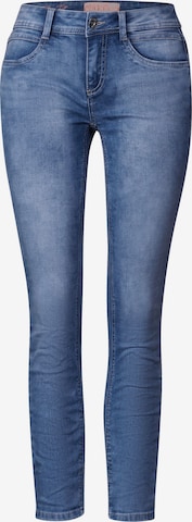 STREET ONE Slimfit Jeans in Blau: predná strana