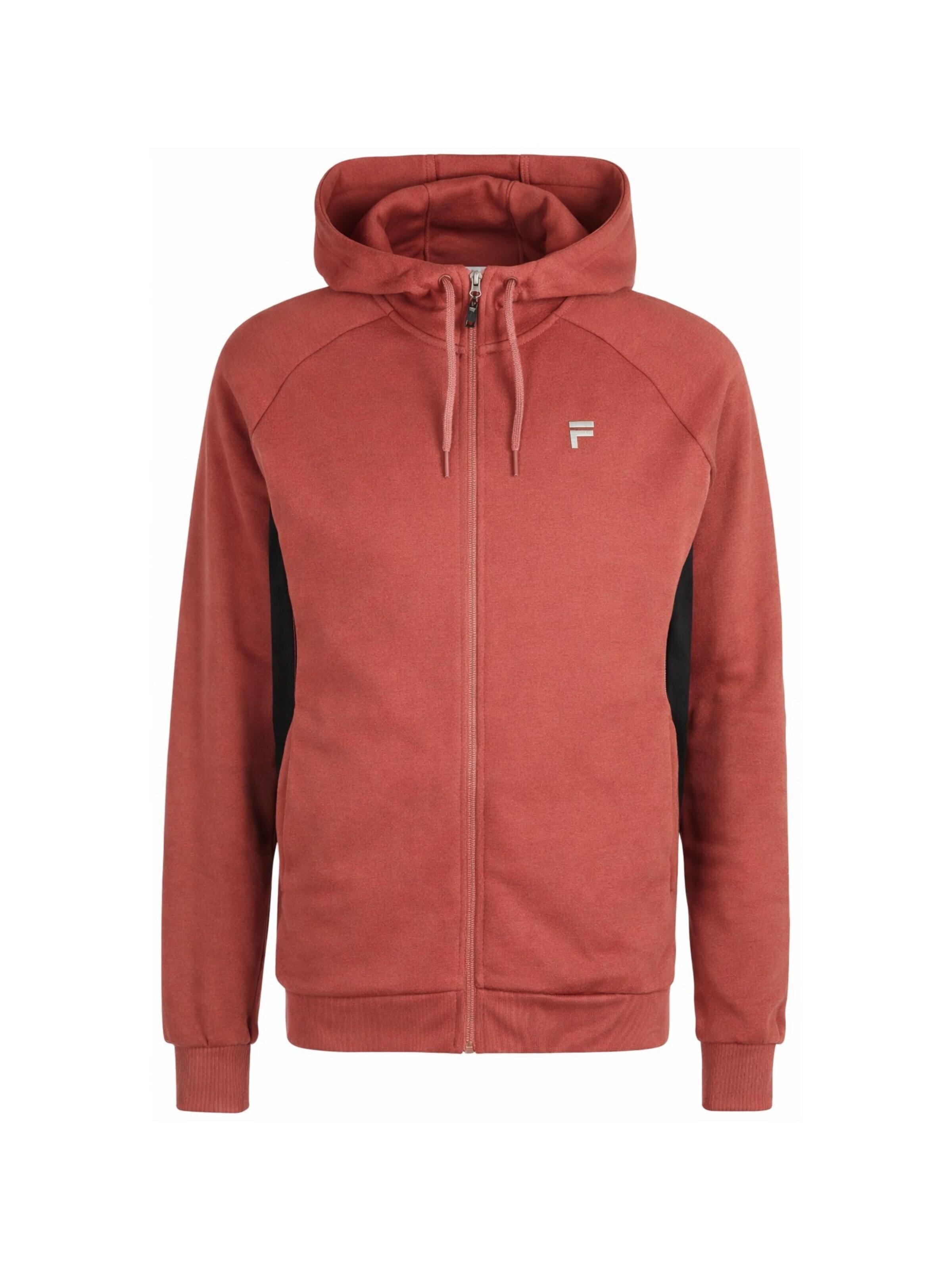 FILA Sweatjacke‌‌‌‌‌‌‌‌ in M in dunkelrot / schwarz, Produktansicht