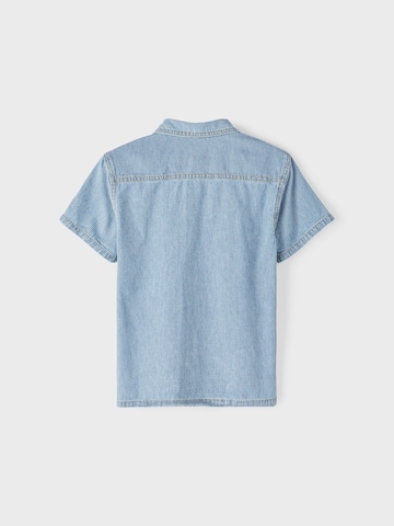 Coupe regular Chemise NAME IT en bleu