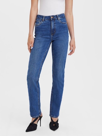 Coupe slim Jean 'Drew' VERO MODA en bleu : devant