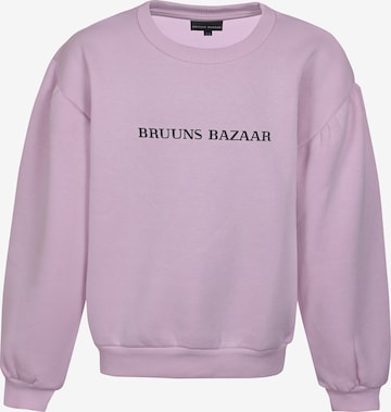 Bruuns Bazaar Kids Sweatshirt in Lila: voorkant