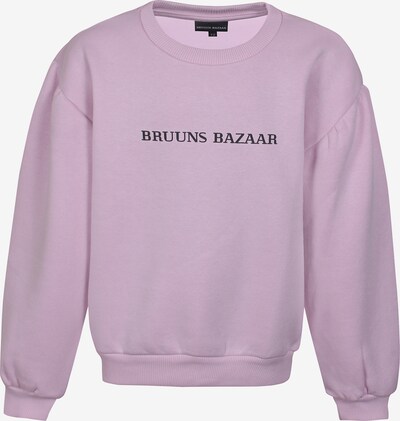 Bruuns Bazaar Kids Sweatshirt in helllila / schwarz, Produktansicht