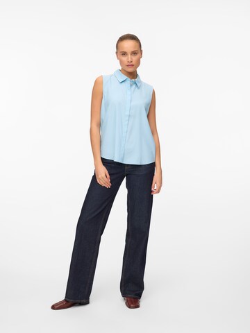 VERO MODA Bluse 'VMNORA' i blå