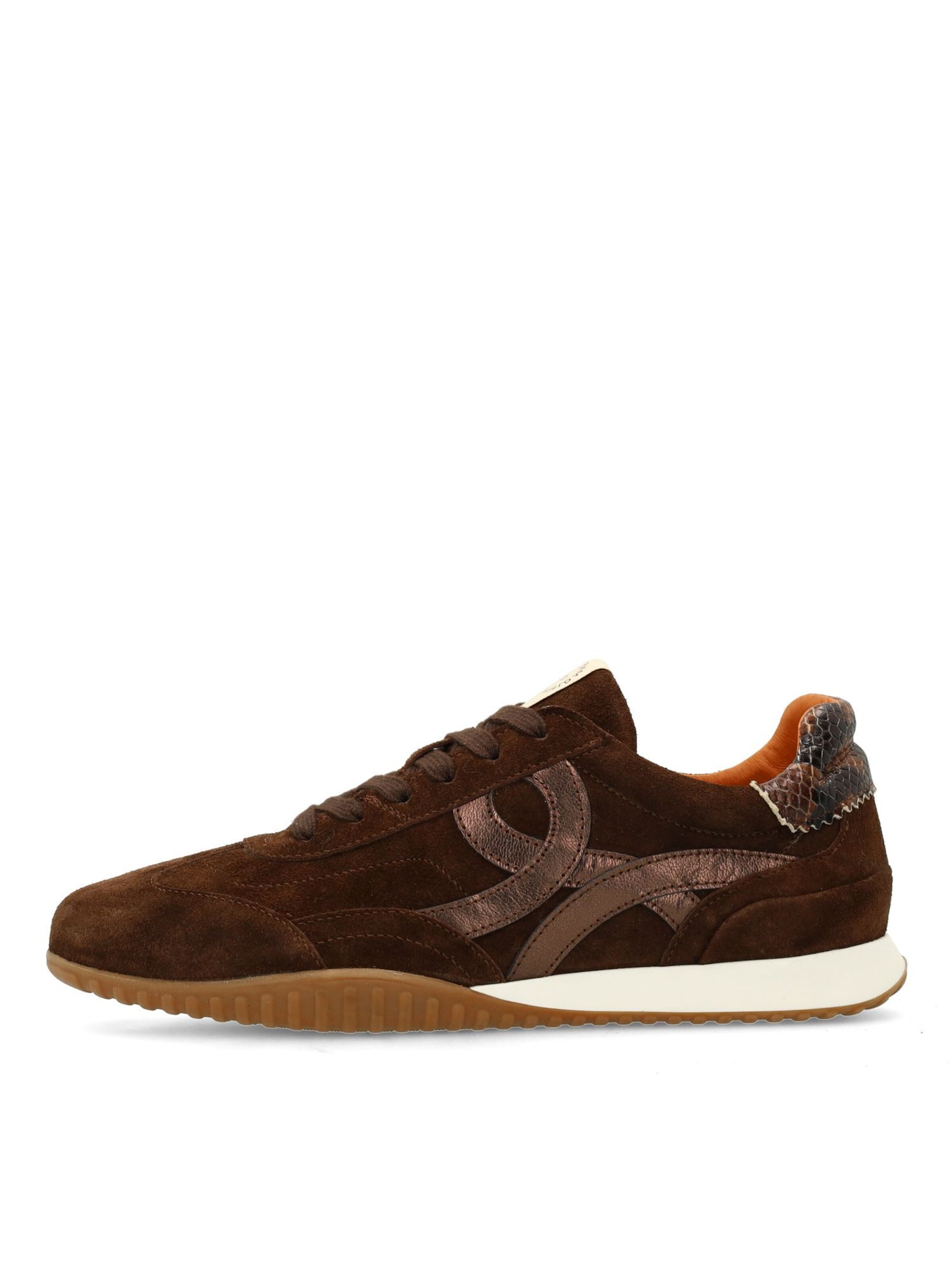 MANFIELD Sneakers 'Flache' in Brown