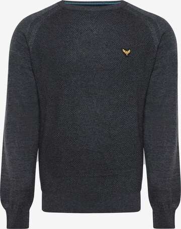 Threadbare Sweater 'Rowan' in Grey: front