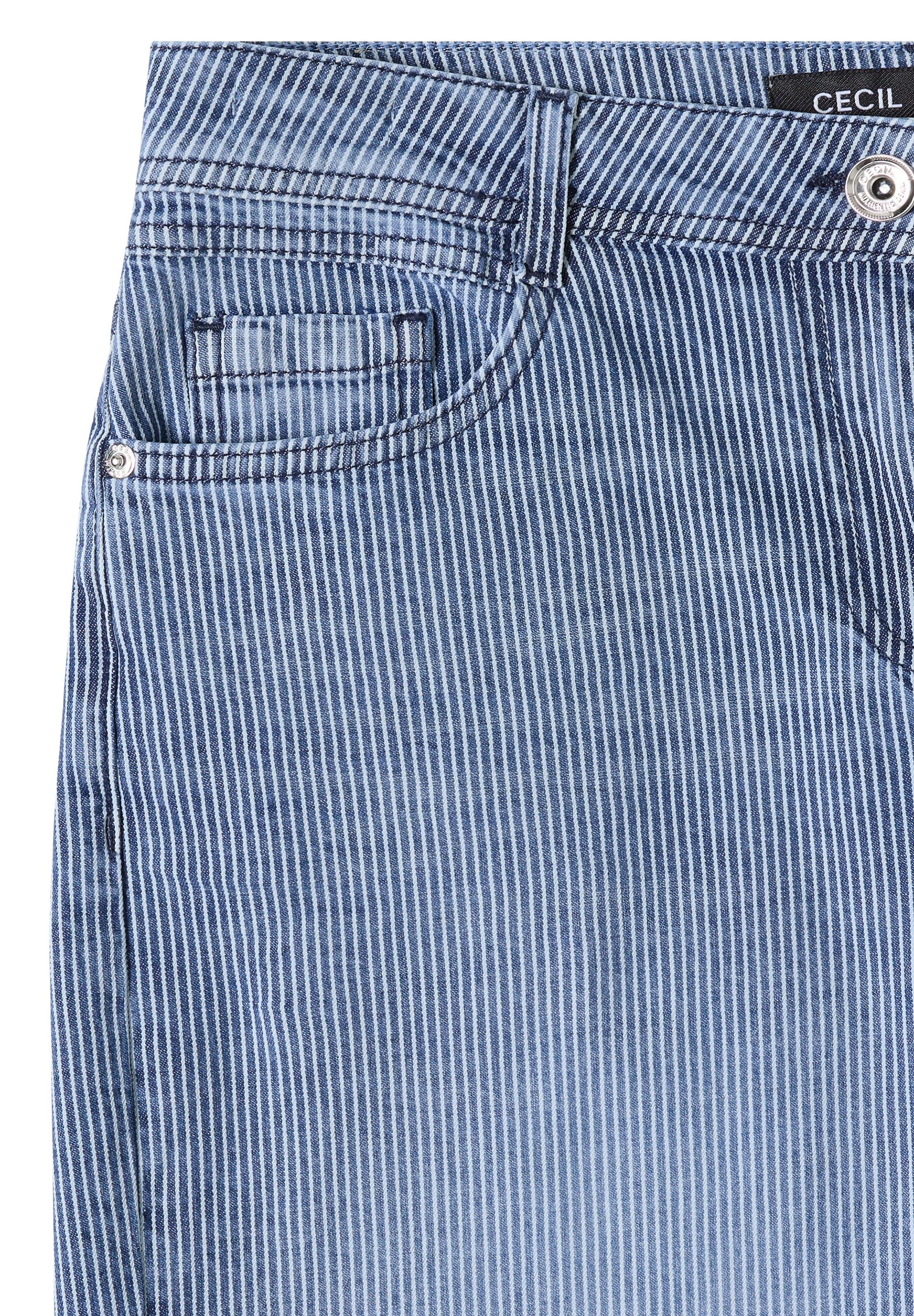 CECIL Wide leg Jeans in White