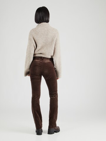 Lauren Ralph Lauren Bootcut Hose in Braun