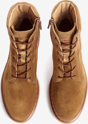 LLOYD Lace-Up Ankle Boots in Brown