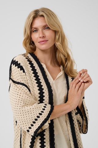 Cream Gebreid vest 'CRJabie' in Beige