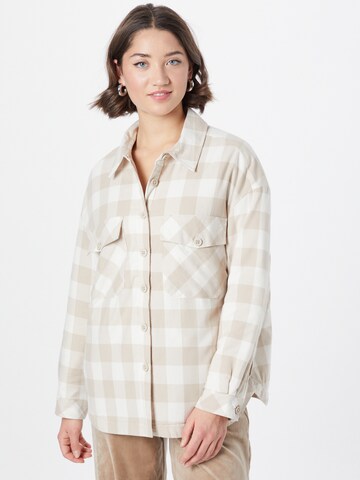 Urban Classics Between-season jacket in Beige: front