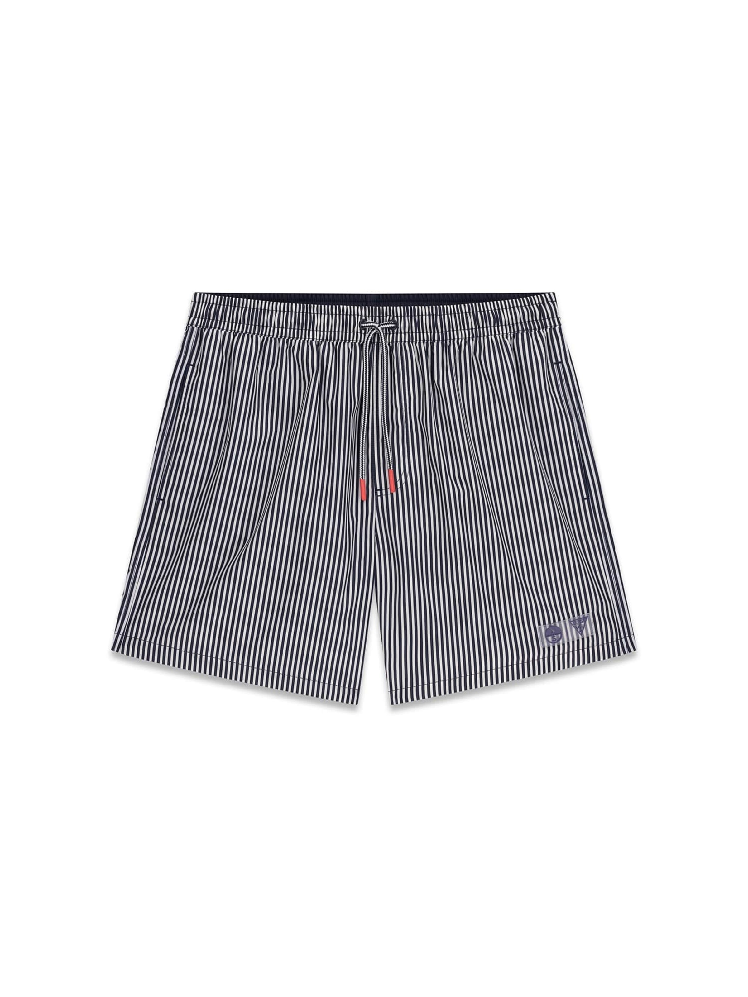 GUESS Badeshorts in marine / weiß, Produktansicht