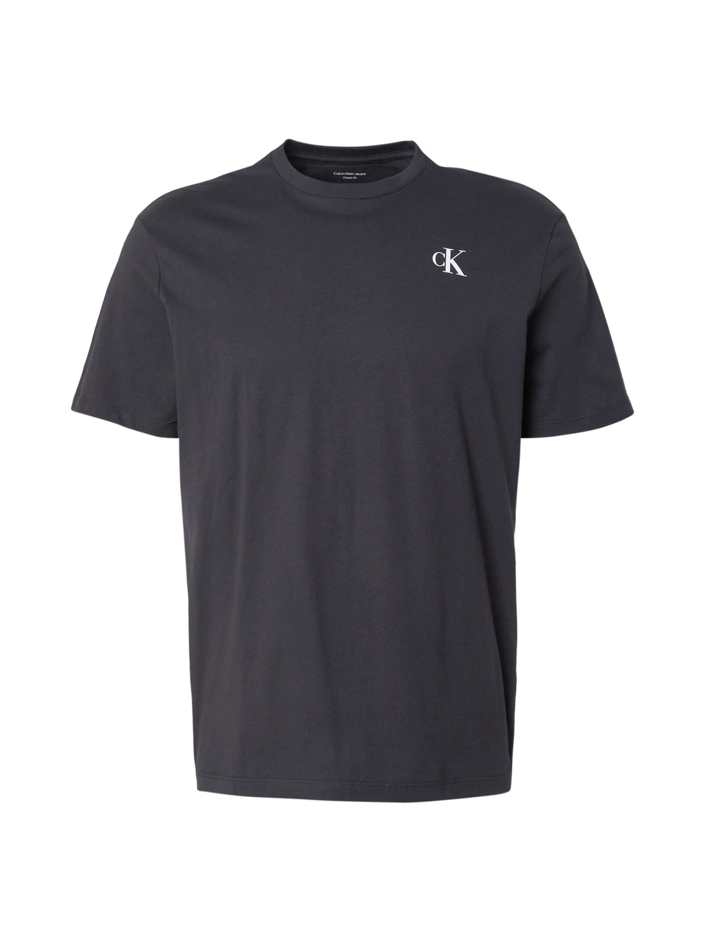 melns Calvin Klein Jeans T-Krekls: no priekšpuses