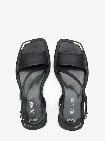 Sandales '54-750' Estro en noir