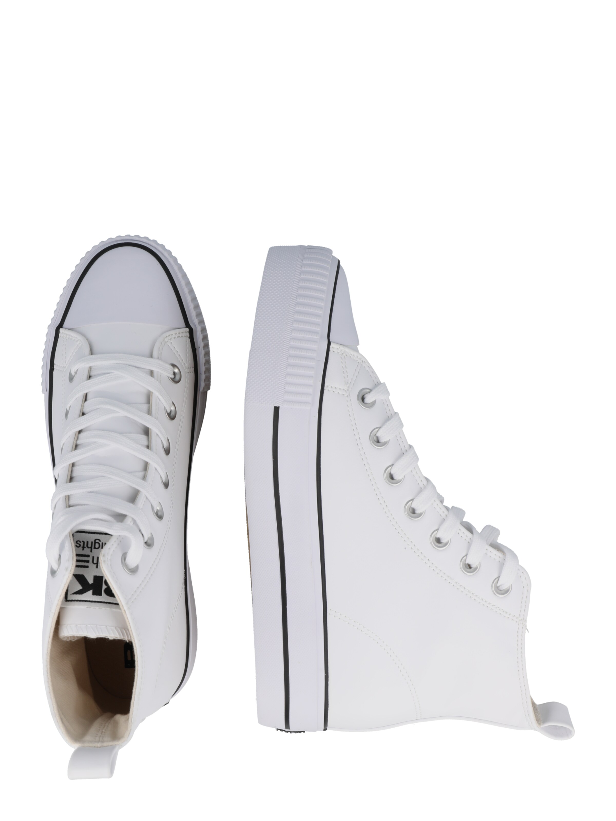 BRITISH KNIGHTS - Sapatilhas altas 'KAYA' em branco