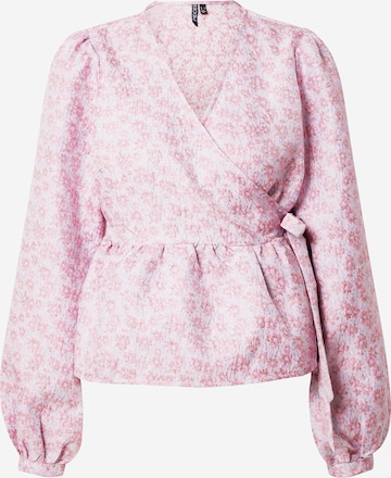 PIECES Bluse 'Eli' i pink: forside