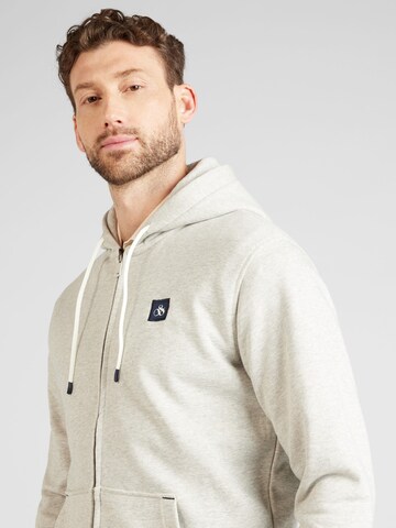 SCOTCH & SODA - Sudadera con cremallera 'Essential' en gris