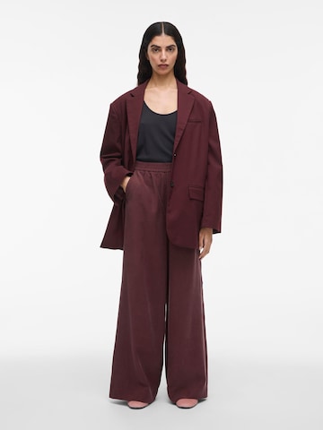 Wide Leg Pantalon ROUGE EDIT en marron