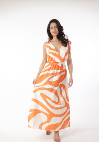 Elara Kleid in Orange