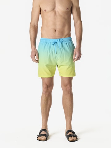 Shorts de bain KOROSHI en mélange de couleurs : devant