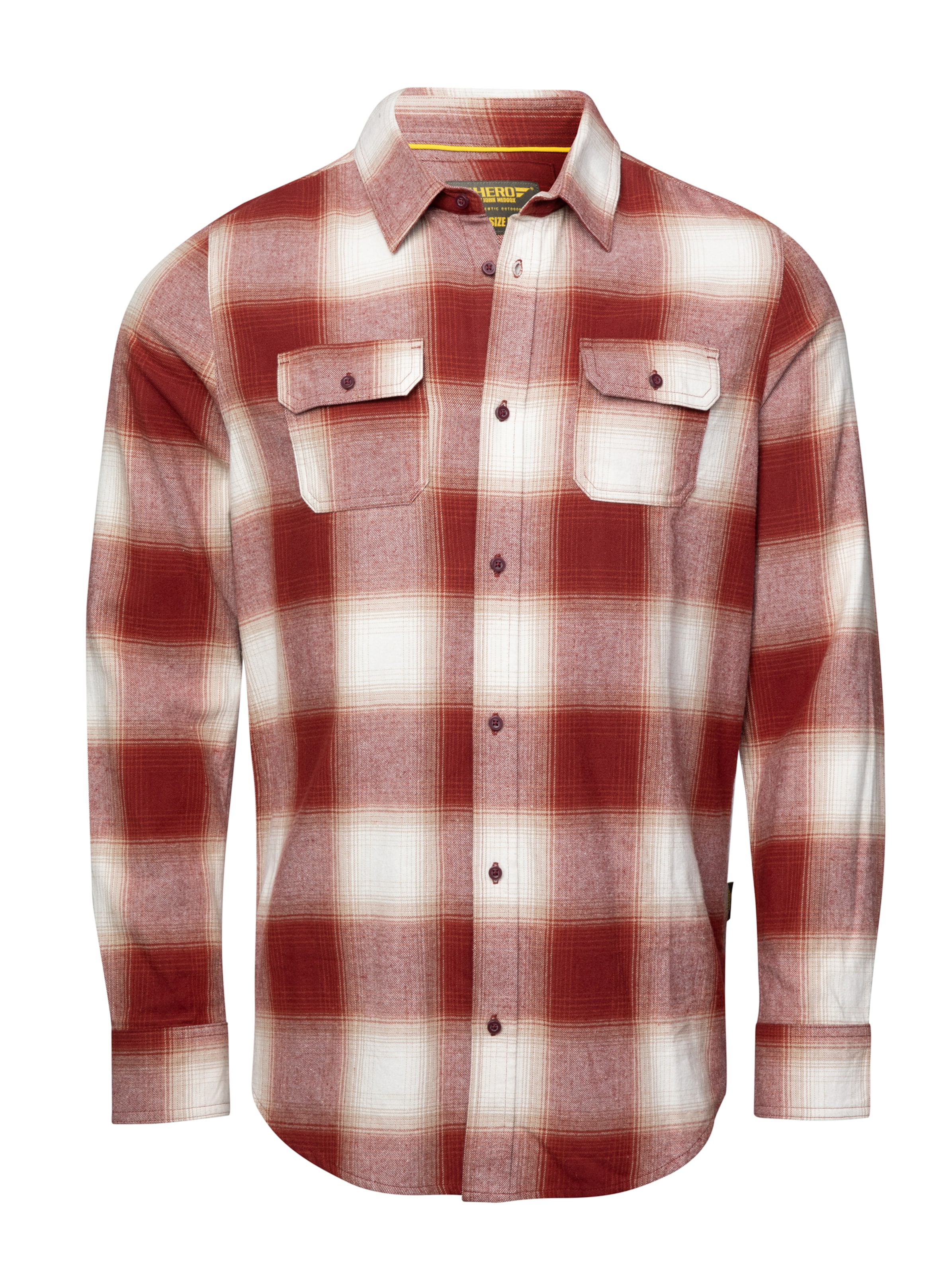 Coupe regular Chemise 'Harry' Hero en rouge : devant