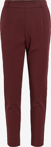 VILA Slimfit Laskoshousut 'VIVARONE' värissä punainen: etupuoli
