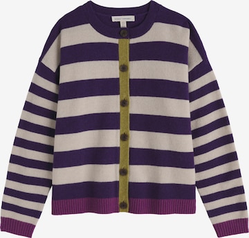 Seasalt Cornwall Neuletakki 'Pinwell' värissä lila: etupuoli