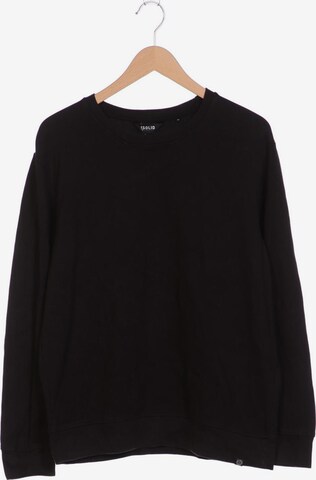 !Solid Sweatshirt & Zip-Up Hoodie in XL in Black: front