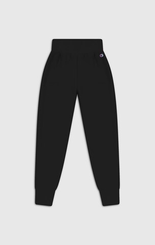 Tapered Pantaloni di Champion Authentic Athletic Apparel in nero: frontale