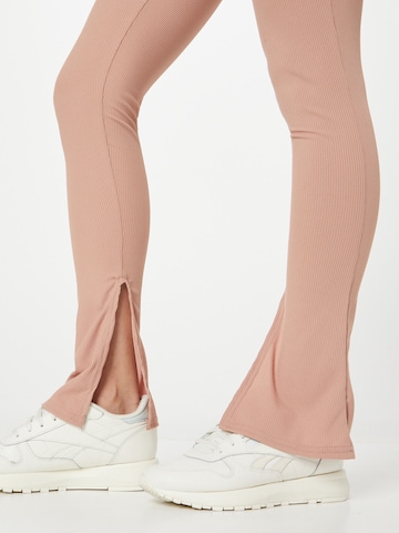 Misspap Flared Leggings i brun