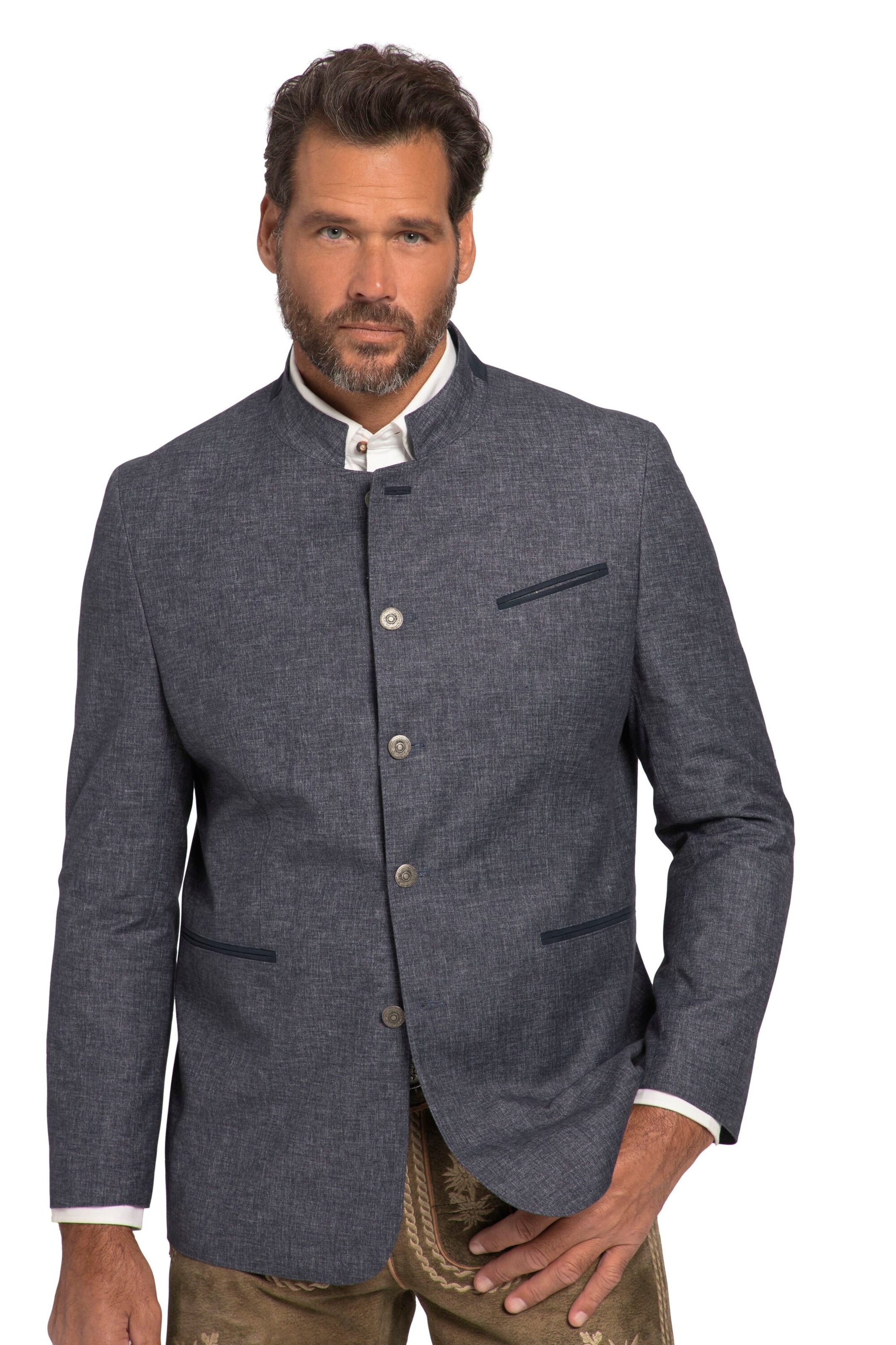 JP1880 Costume jacket in Grey: front