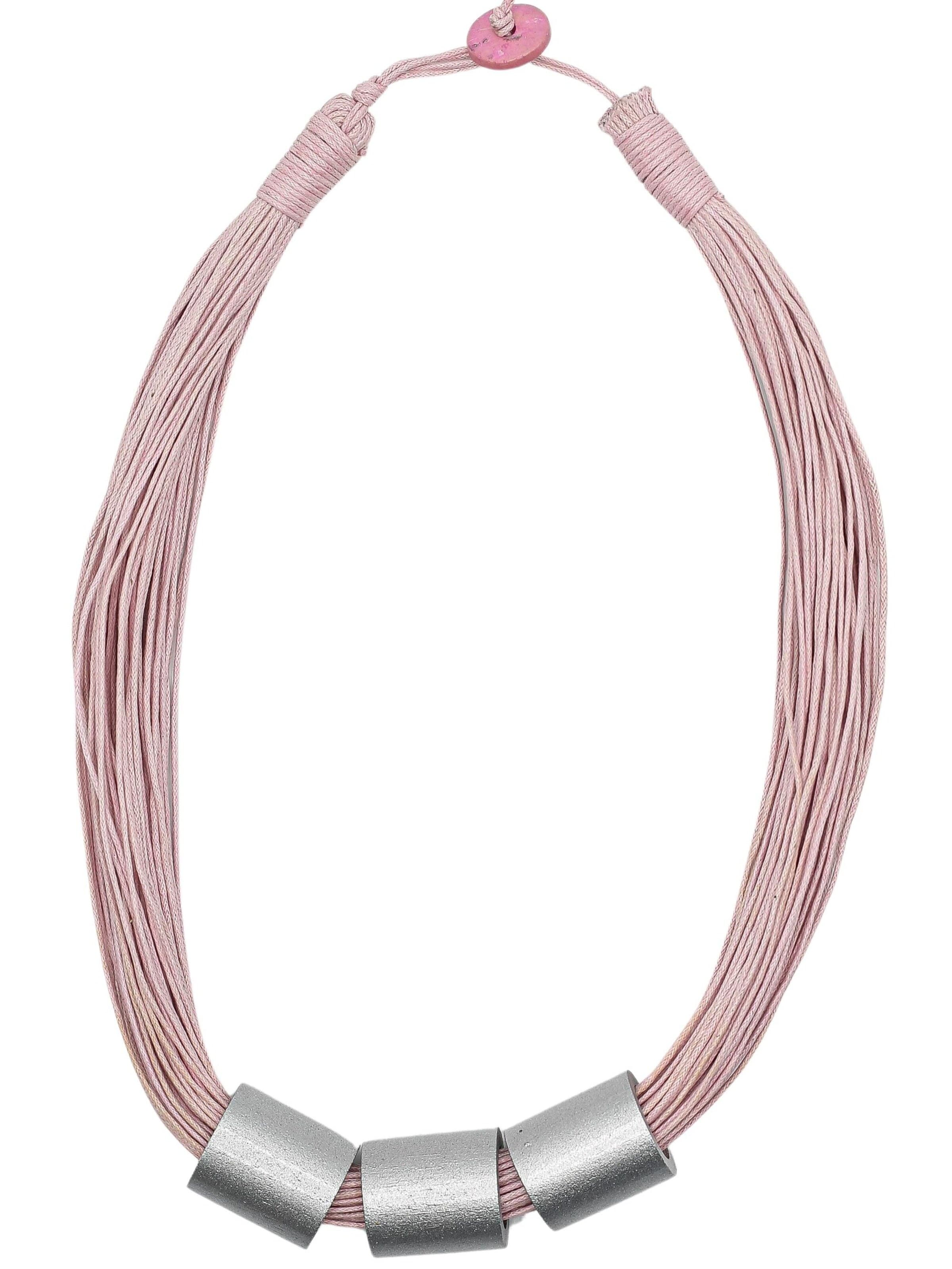 COLLEZIONE ALESSANDRO Necklace 'Ruth' in Pink: front