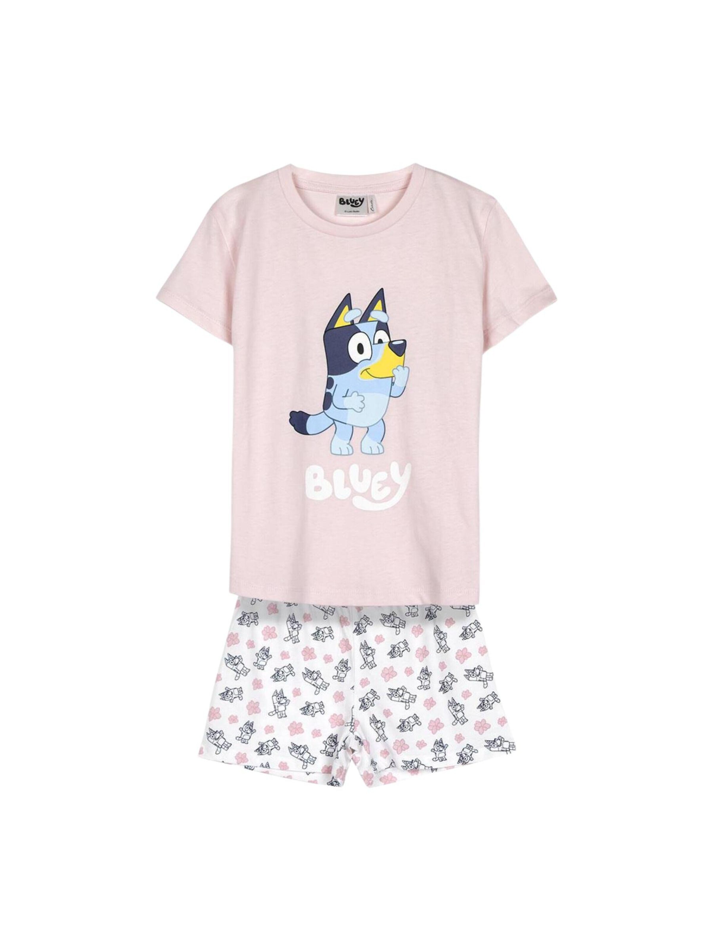 Pyjama 'Bluey Schlafanzug kurz' Cerdá en rose : devant