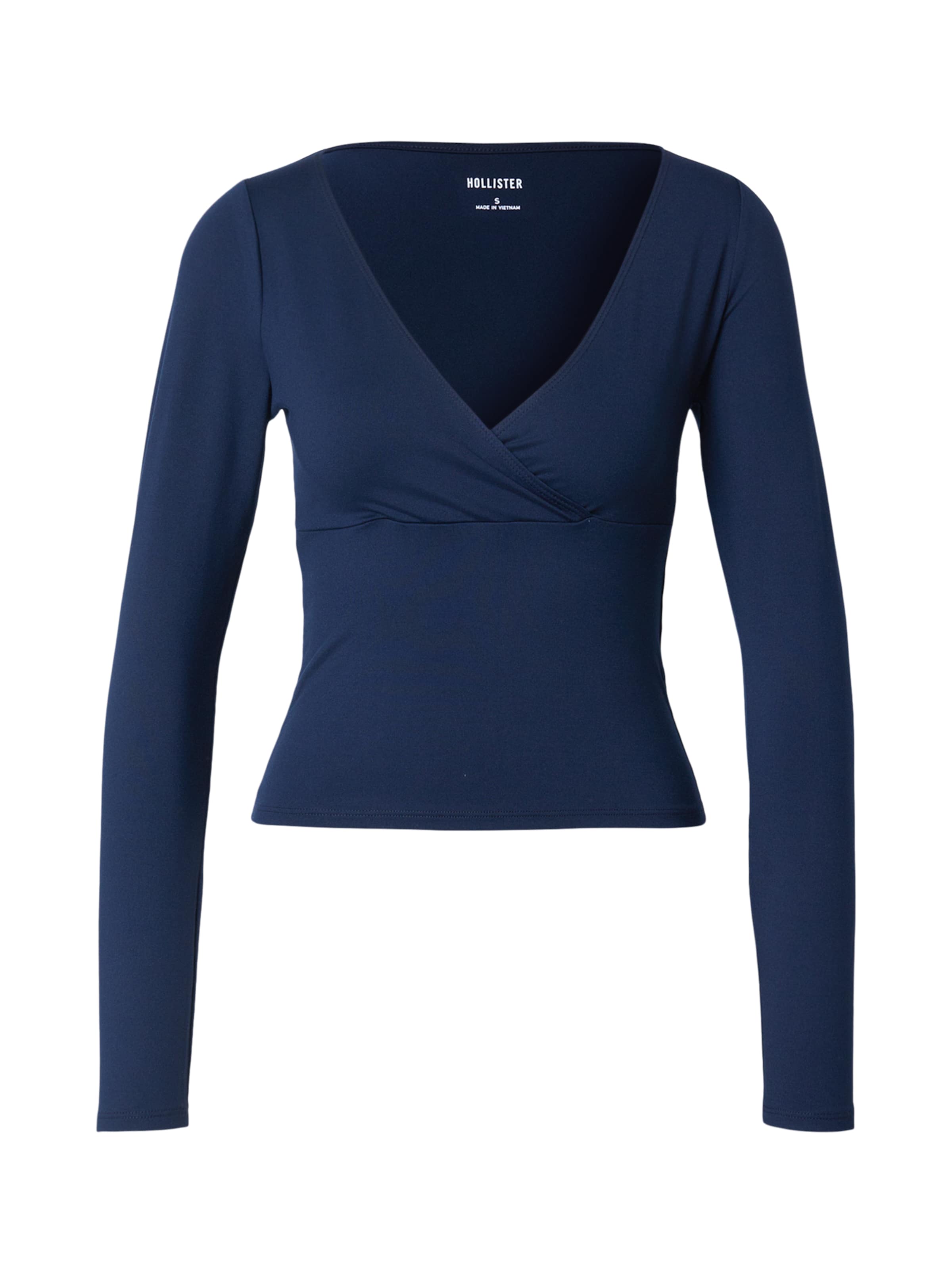 HOLLISTER Тениска в синьо: отпред