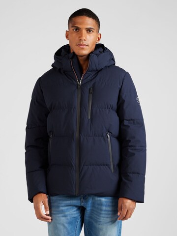 ECOALF Winter Jacket 'BAZON' in Blue: front