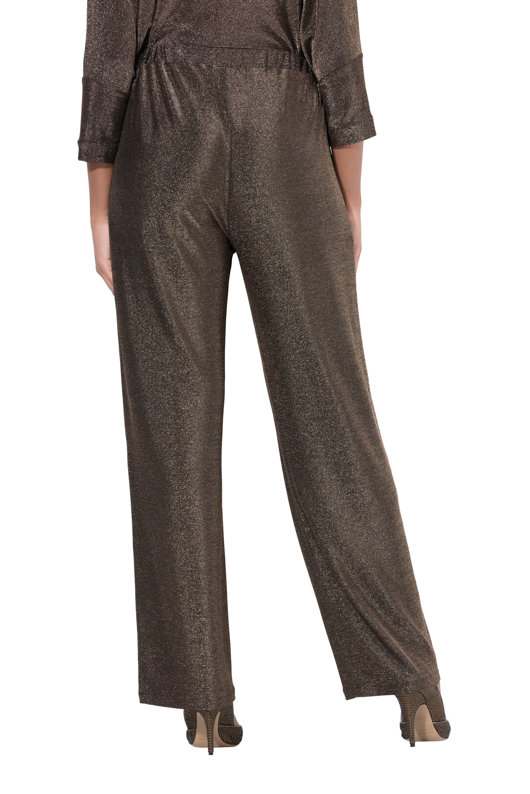 Ulla Popken Обычный Штаны в Золотой