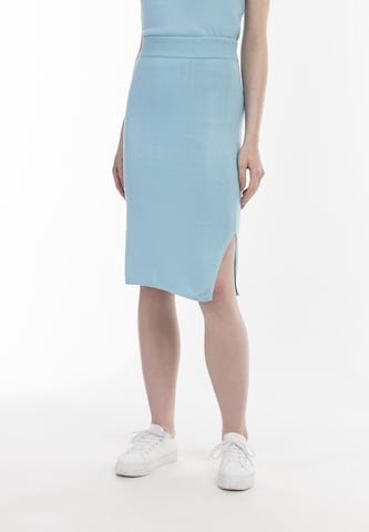 MYMO Skirt in Blue: front