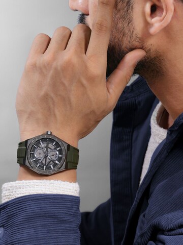 CERRUTI 1881 Analog watch 'Function watch Ravello' in Green