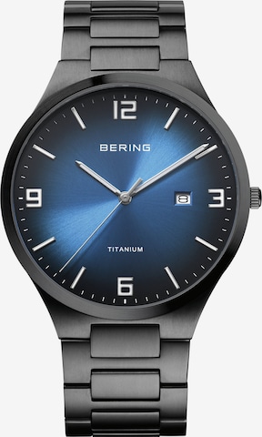 BERING Analog Watch in Grey: front