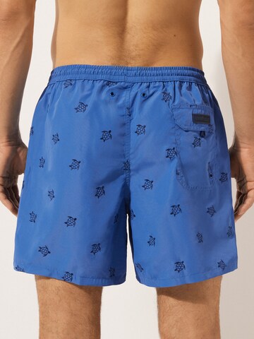 CALZEDONIA Regular Badeshorts in Blau
