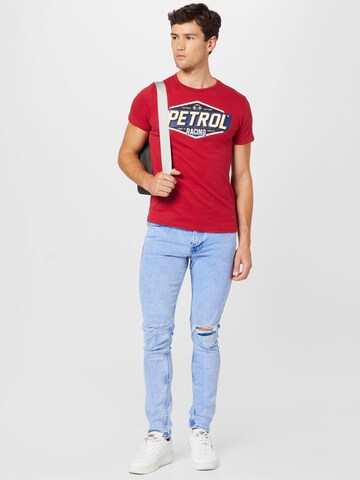 T-Shirt Petrol Industries en rouge