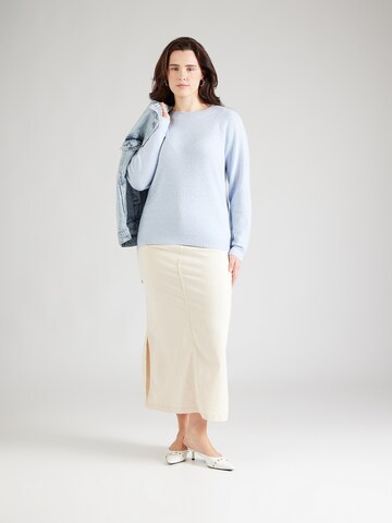 Vero Moda Curve Pulover 'VMCDoffy' | modra barva