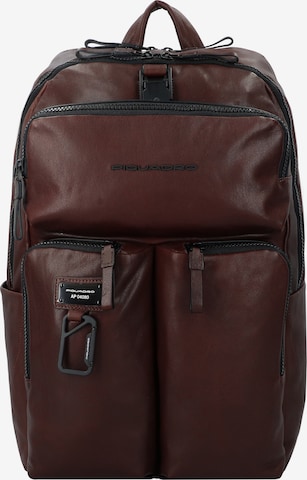 Piquadro Backpack 'Harper' in Brown: front