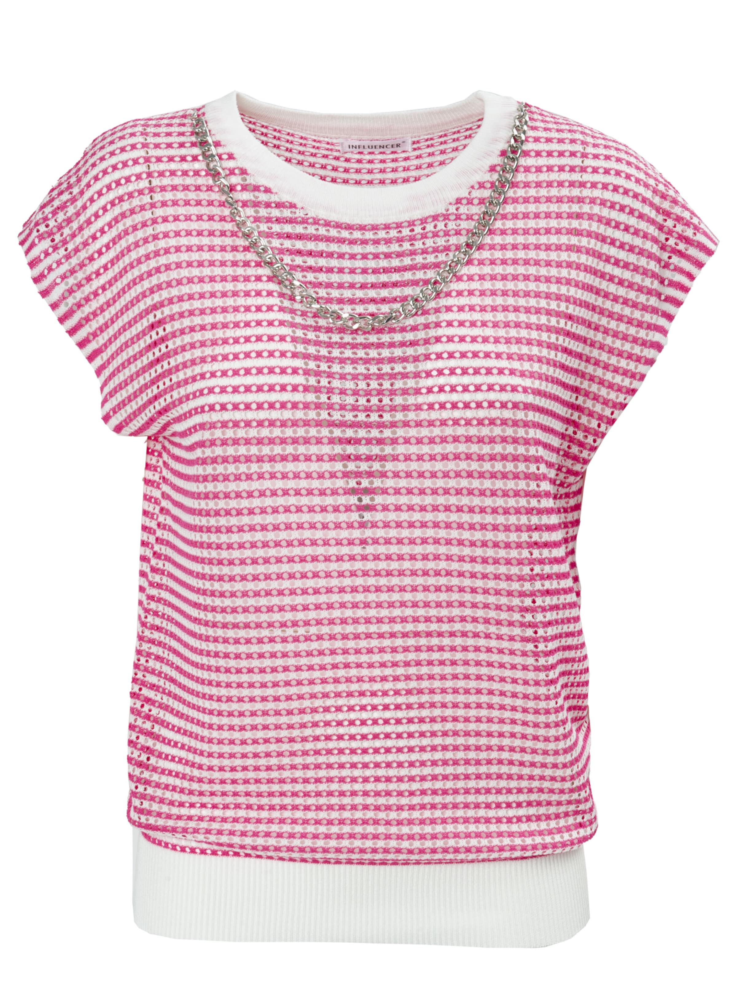 Influencer Sweater in Pink: front